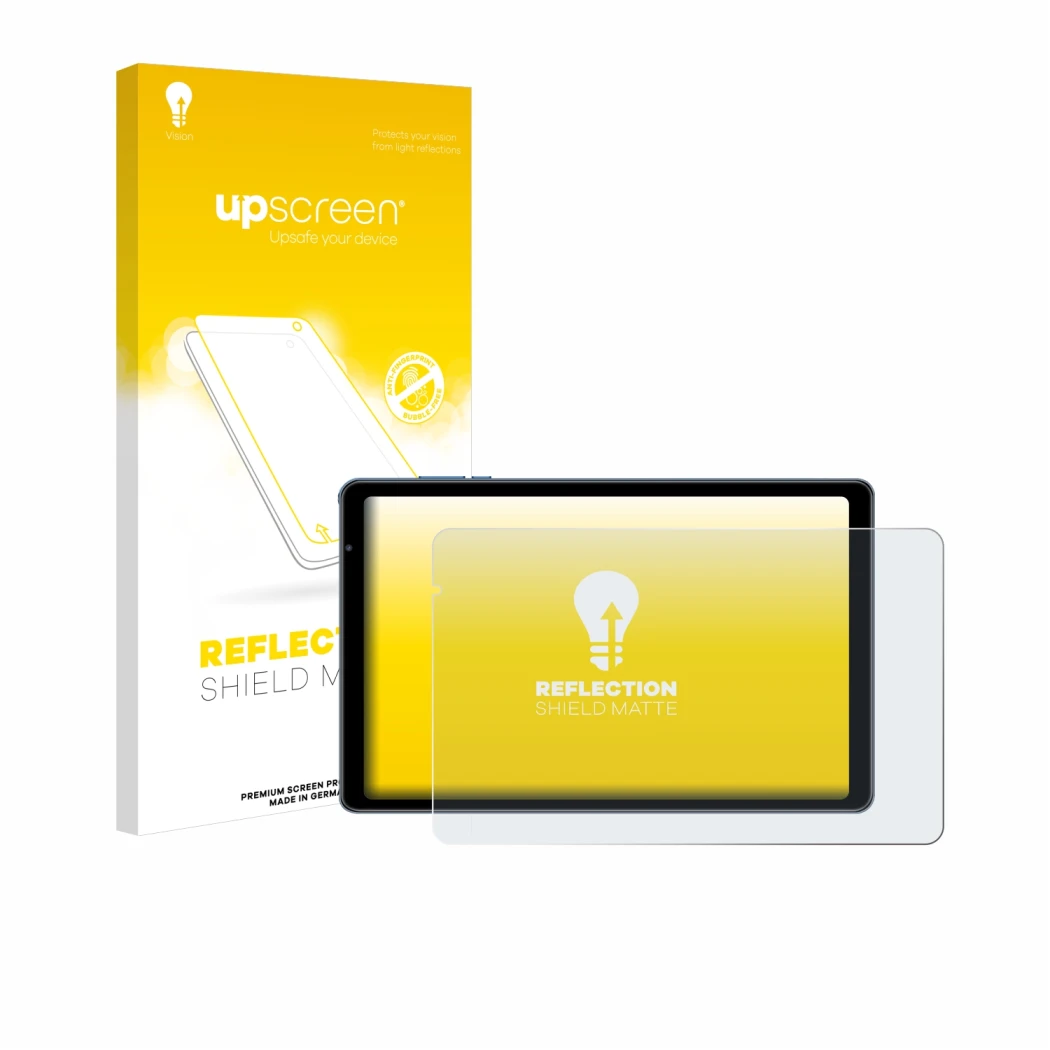 Front side of a product packaging with the brand logo upscreen. Next to it is the device Sebbe S22 10.1