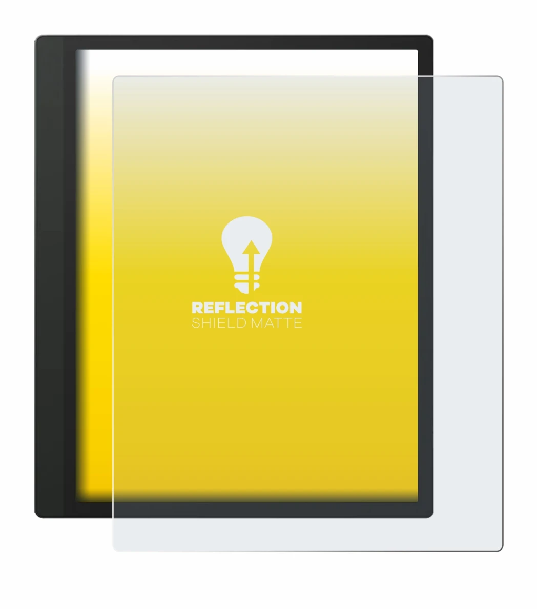 Image of the device Boox Tab Ultra C with a wide variety of screen protectors.
