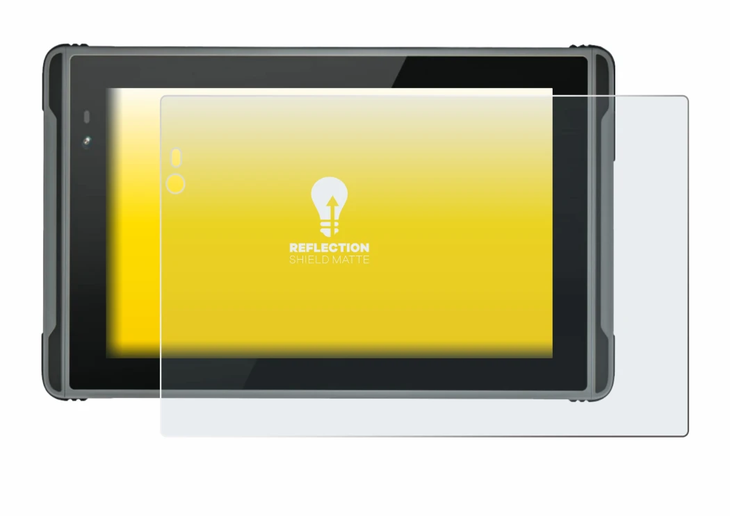 Image of the device Hugerock X7 with a wide variety of screen protectors.