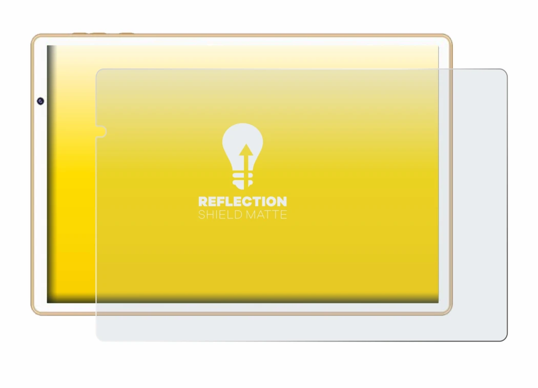 Image of the device Facetel Q3 with a wide variety of screen protectors.