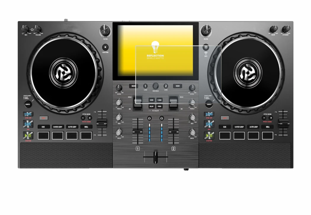Image of the device Numark Mixstream Pro Go with a wide variety of screen protectors.