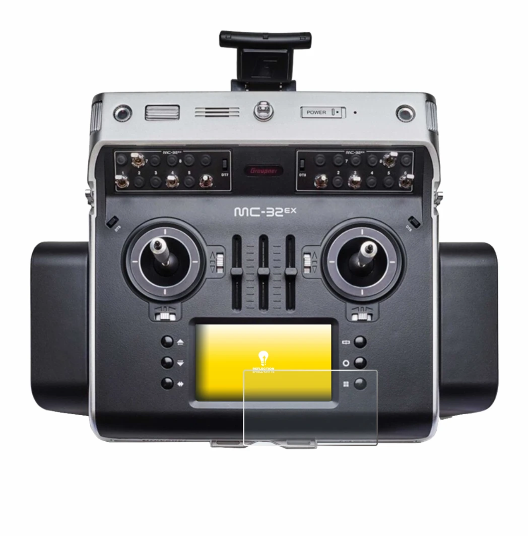 Image of the device Graupner MC-32ex with a wide variety of screen protectors.