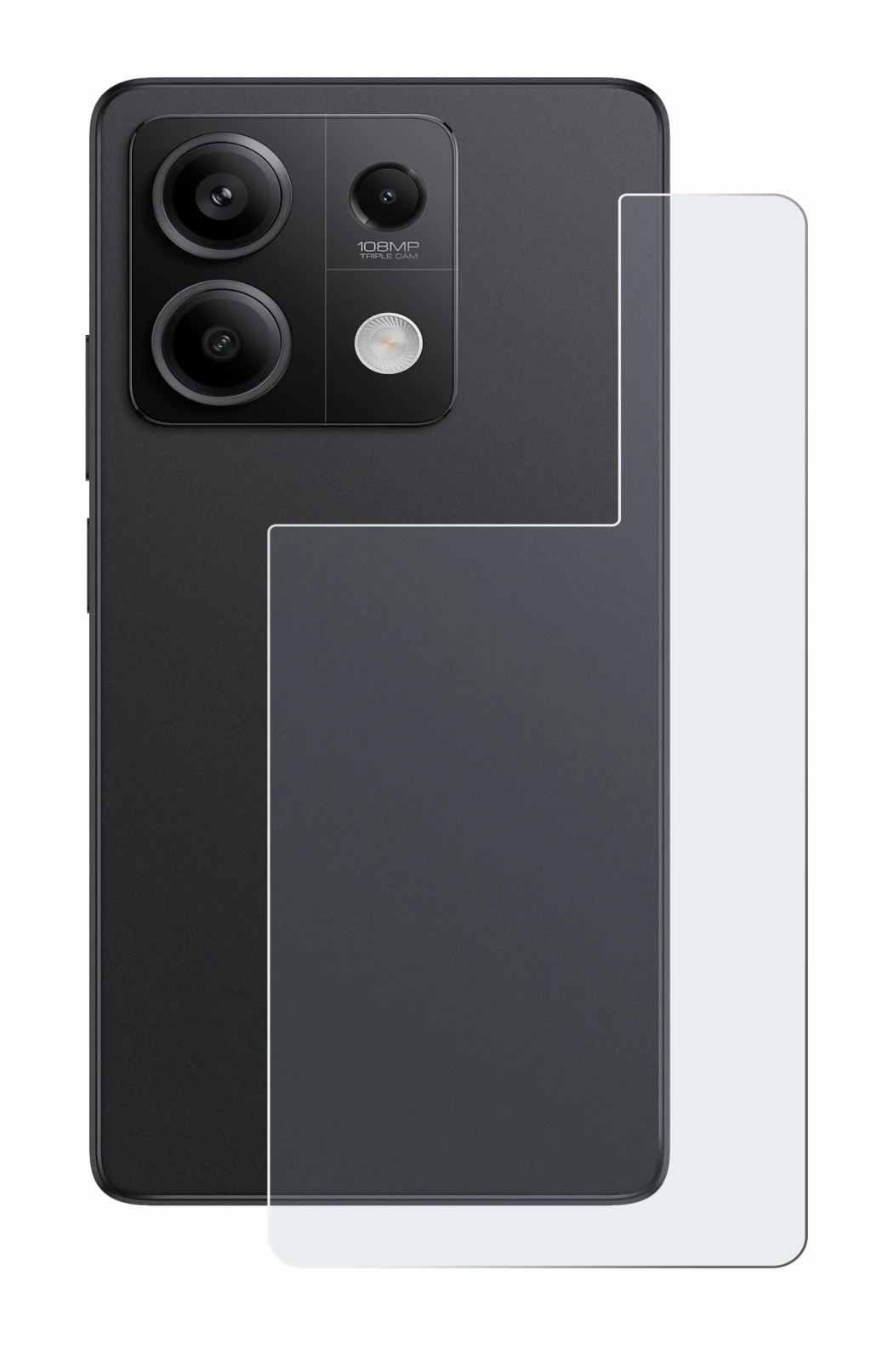 Image of the device Xiaomi Redmi Note 13 Pro 5G (Back) with a wide variety of screen protectors.