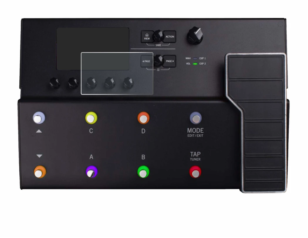 Image of the device Line 6 POD GO with a wide variety of screen protectors.