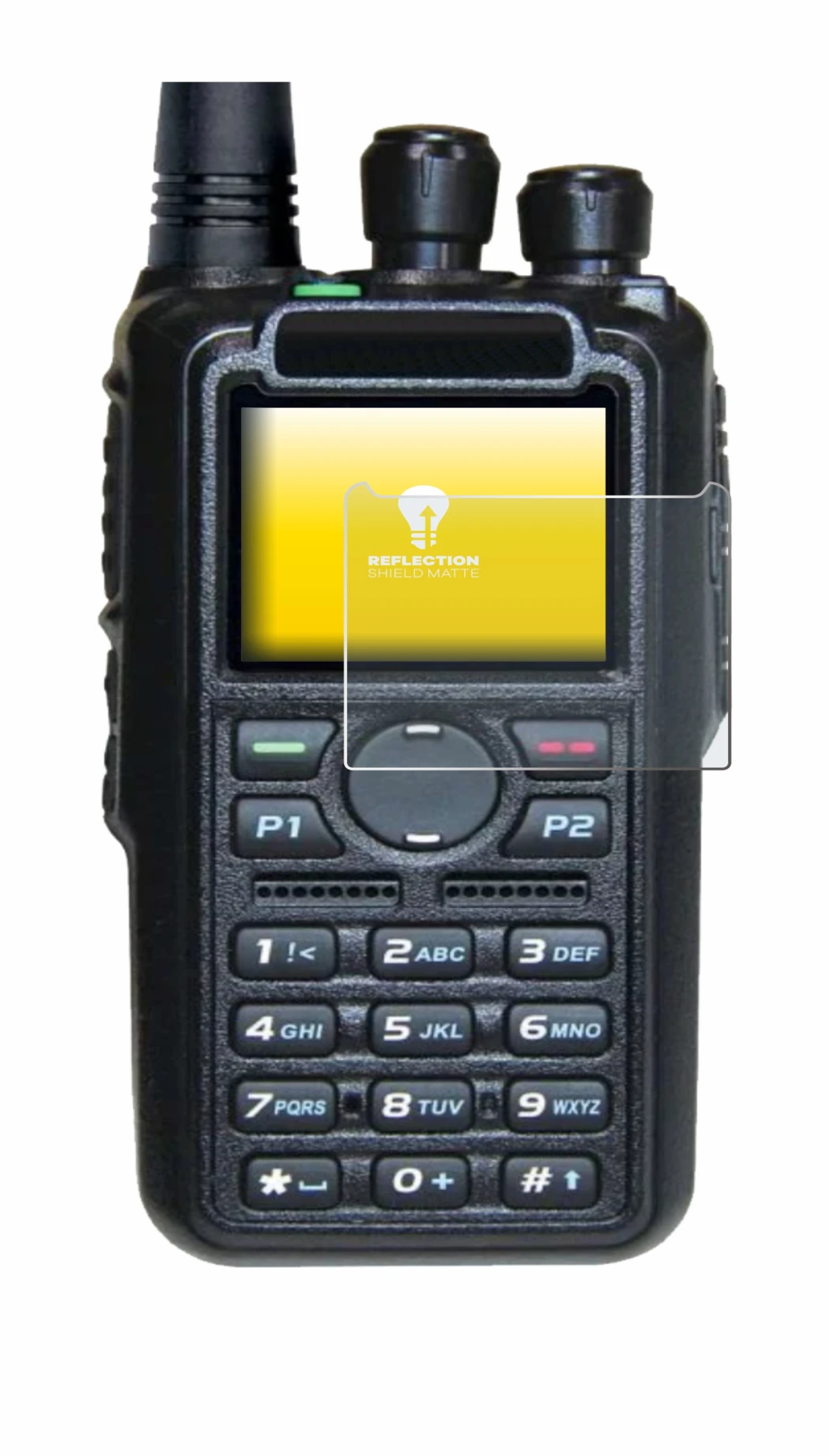 Image of the device AnyTone AT-D878UV II Plus with a wide variety of screen protectors.