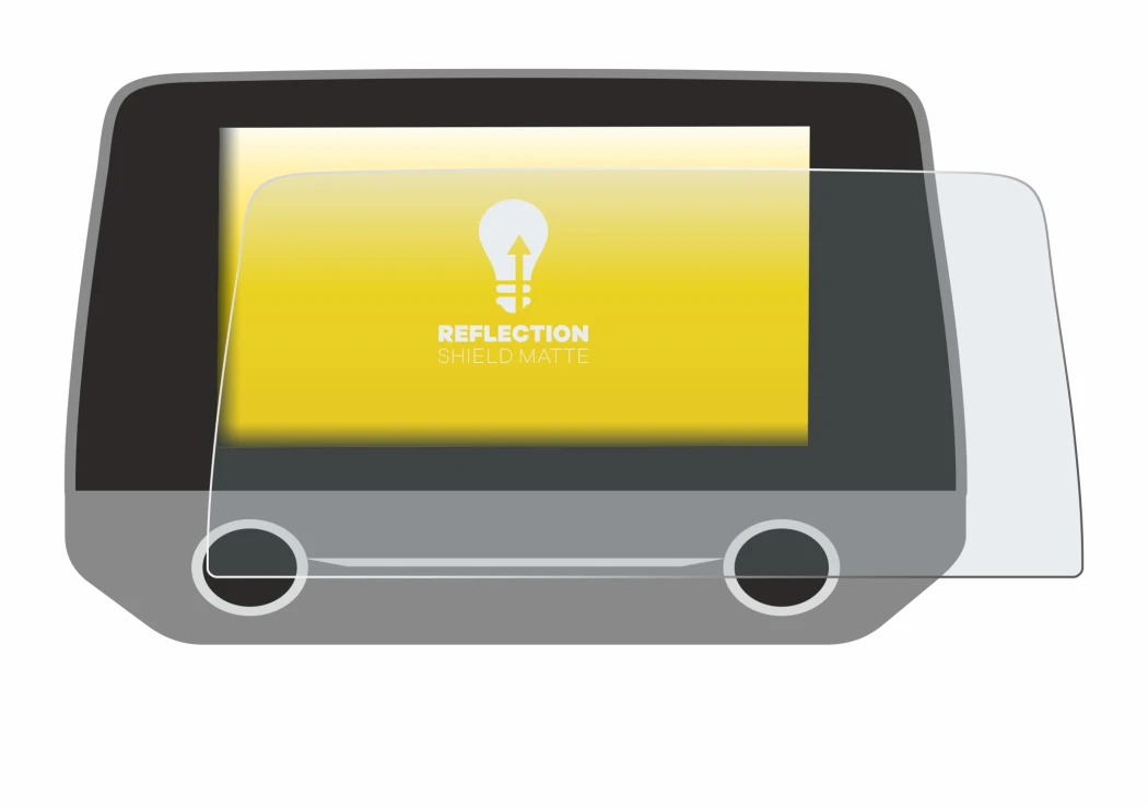 Image of the device Ford Focus MK4 Sync 3 with a wide variety of screen protectors.