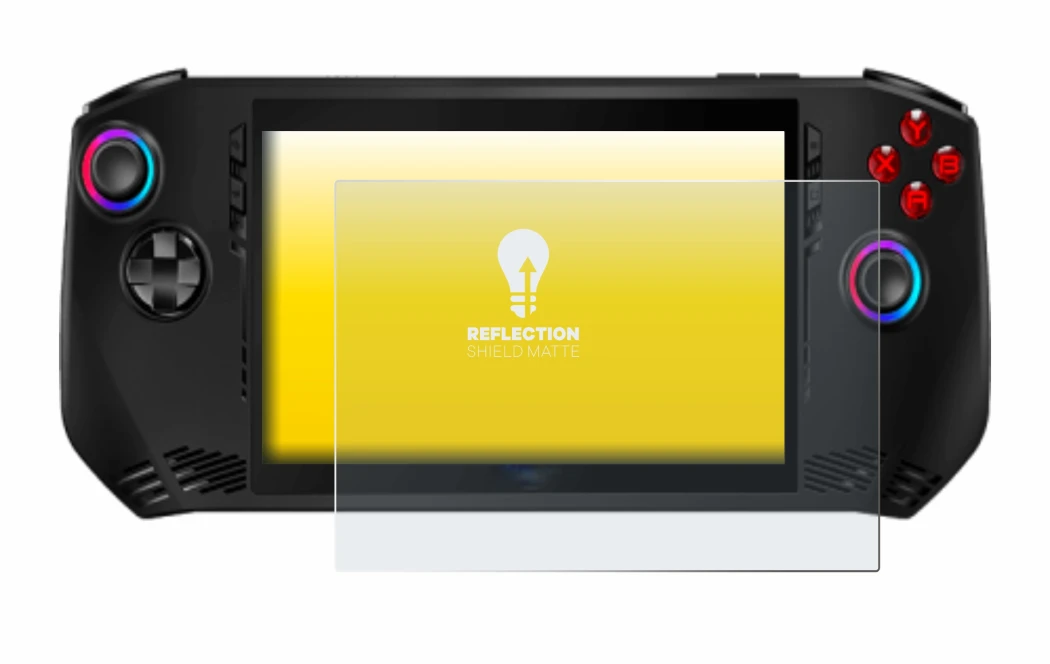 Image of the device MSI Claw A1M with a wide variety of screen protectors.