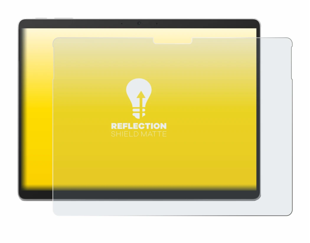 Image of the device Microsoft Surface Pro 10 with a wide variety of screen protectors.