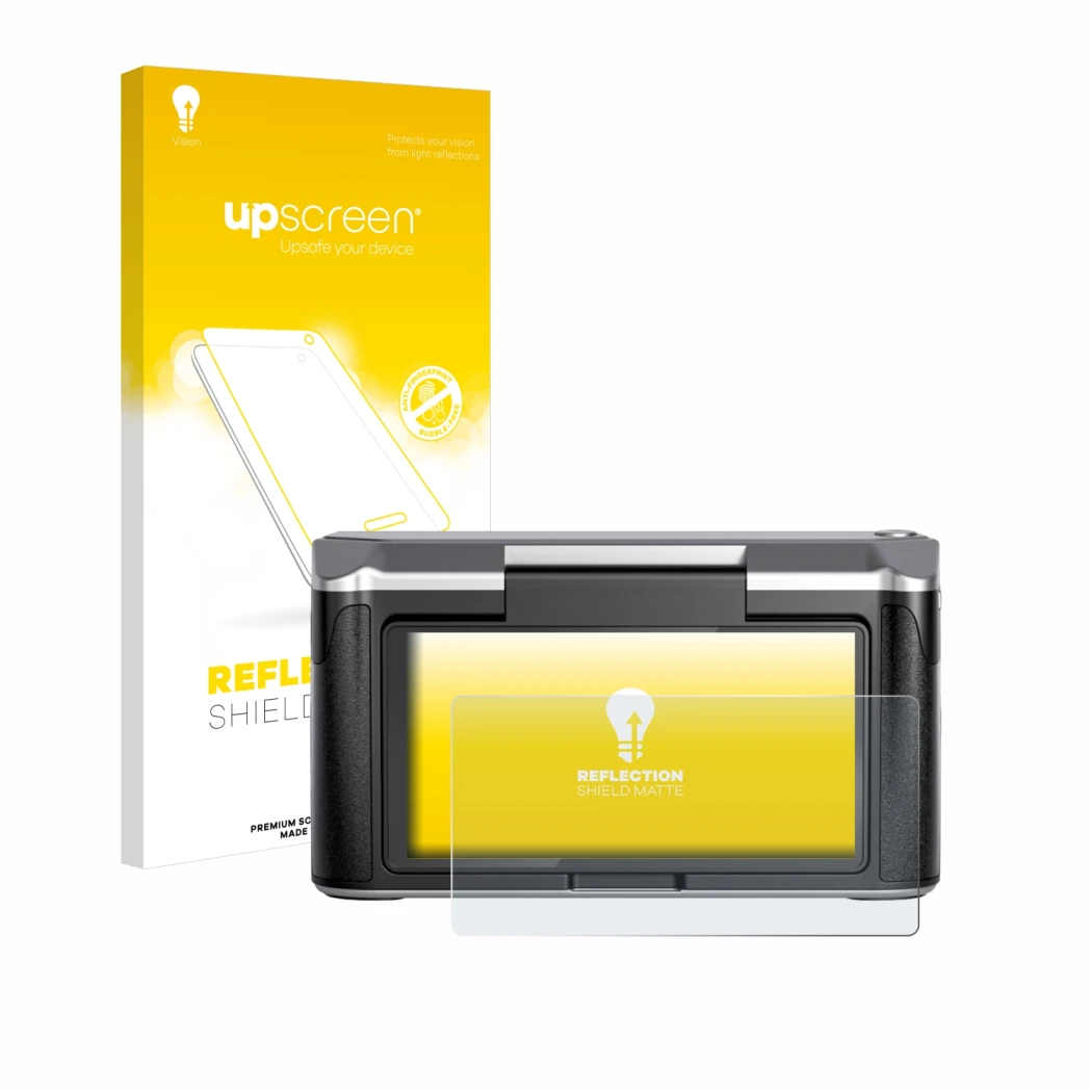 Front side of a product packaging with the brand logo upscreen. Next to it is the device Revopoint Miraco shown with the corre
