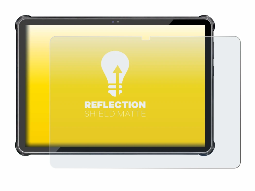 Image of the device Oukitel RT6 with a wide variety of screen protectors.