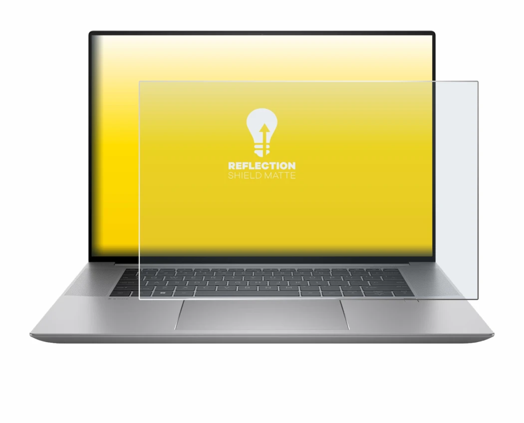 Image of the device HP Zbook Studio 16 G10 with a wide variety of screen protectors.