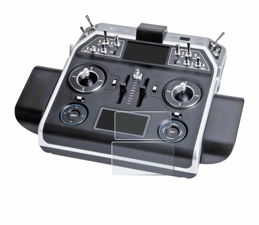 Image of the device Graupner MC-28 with a wide variety of screen protectors.