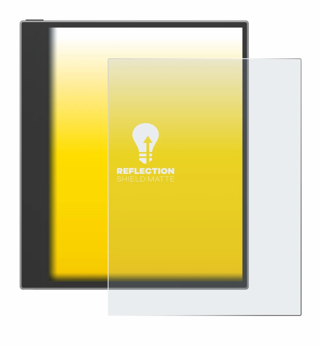 Image of the device PocketBook InkPad Eo (2024) with a wide variety of screen protectors.