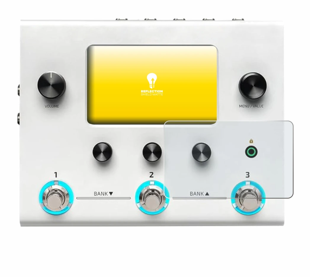 Image of the device Hotone Ampero II Stomp with a wide variety of screen protectors.