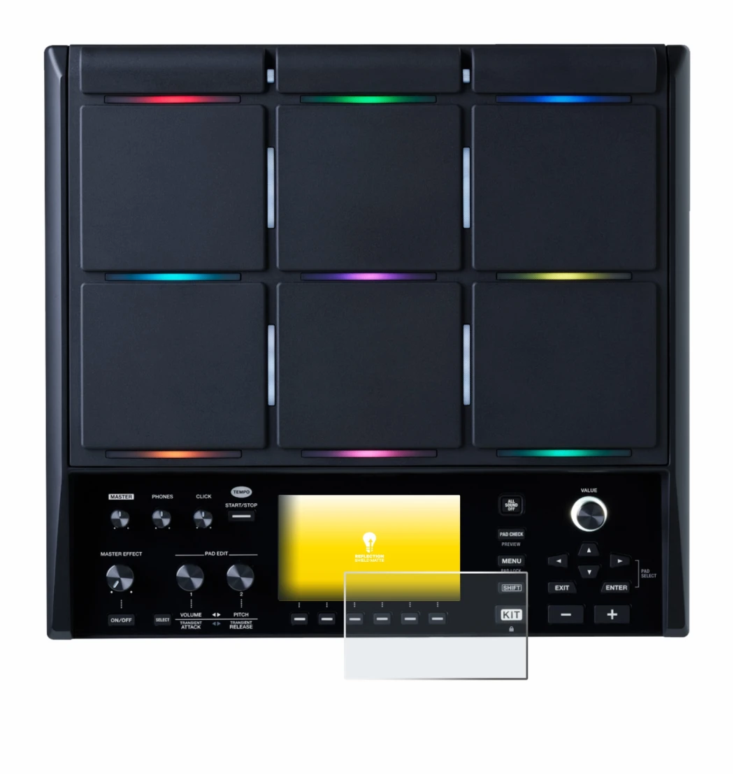 Image of the device Roland SPD-SX PRO with a wide variety of screen protectors.
