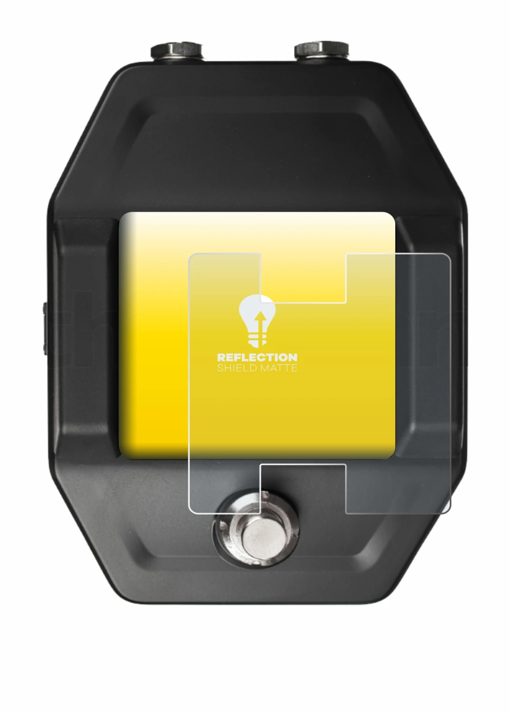 Image of the device Shure GLXD16+ with a wide variety of screen protectors.