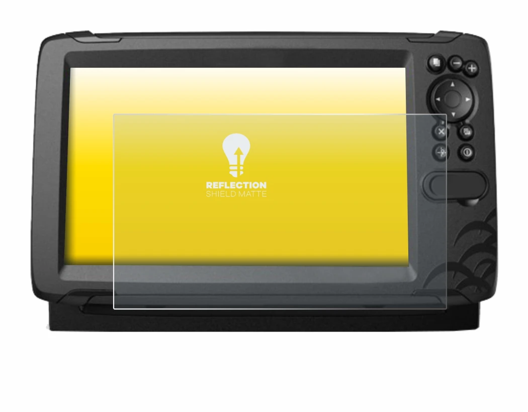 Image of the device Lowrance HOOK Reveal 9 with a wide variety of screen protectors.