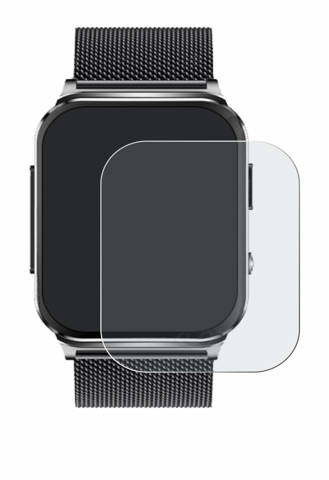 Image of the device Kardena Care Pro 2 (rectangular) with a wide variety of screen protectors.