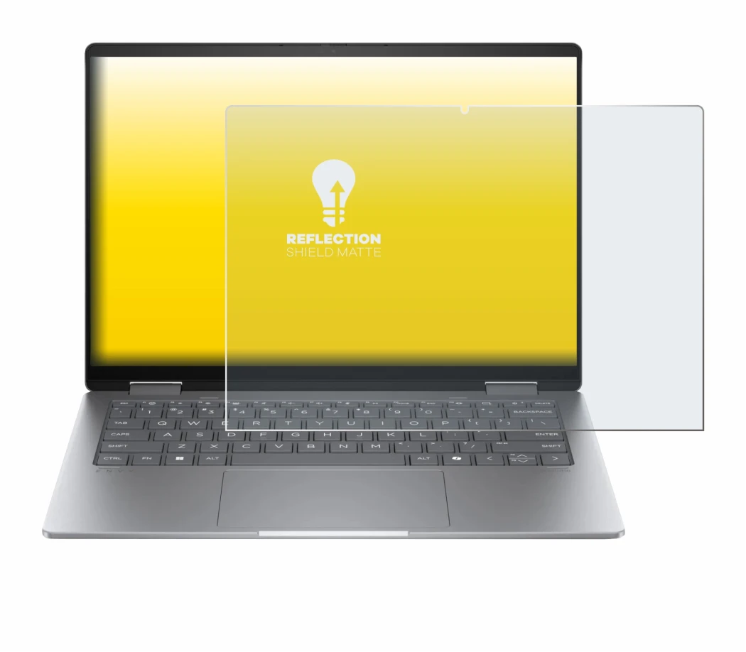 Image of the device HP Envy x360 14 2-in-1 with a wide variety of screen protectors.