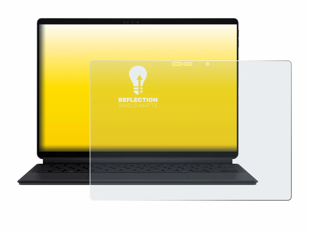 Image of the device ASUS ProArt PZ13 with a wide variety of screen protectors.