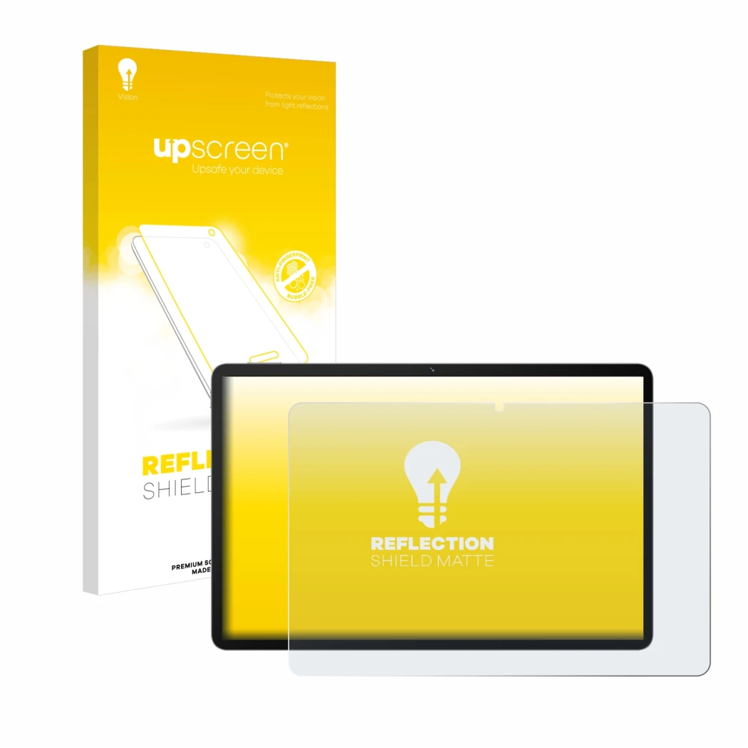 Front side of a product packaging with the brand logo upscreen. Next to it is the device Huawei MatePad SE 11