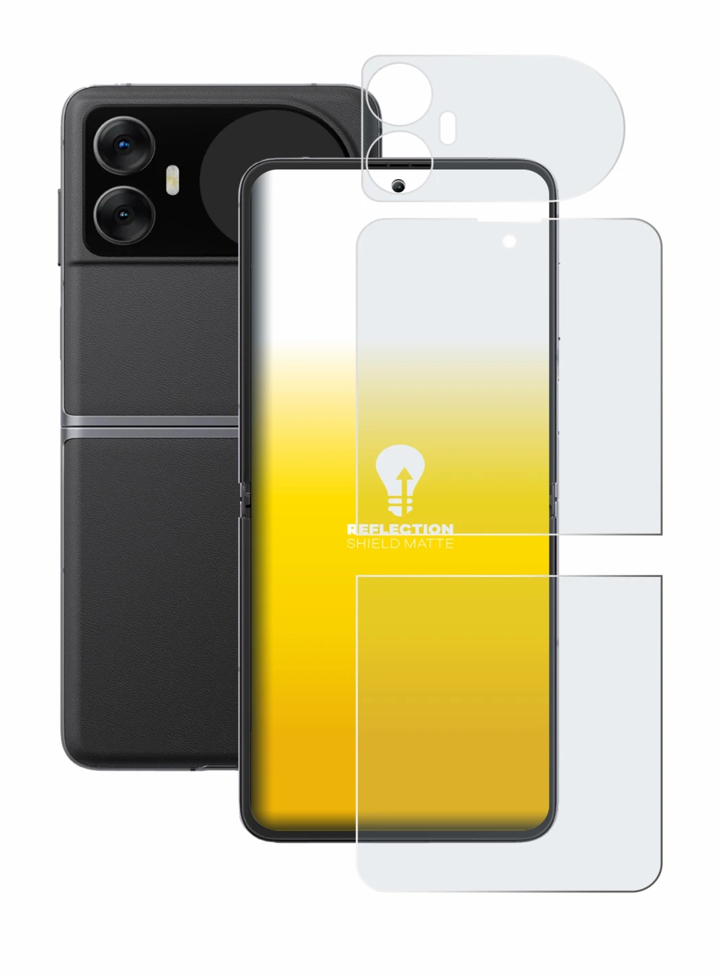 Image of the device Blackview Hero 10 (Front+Back) with a wide variety of screen protectors.