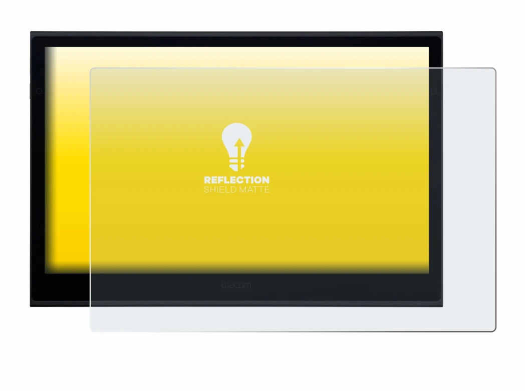 Image of the device Wacom Movink 13 with a wide variety of screen protectors.