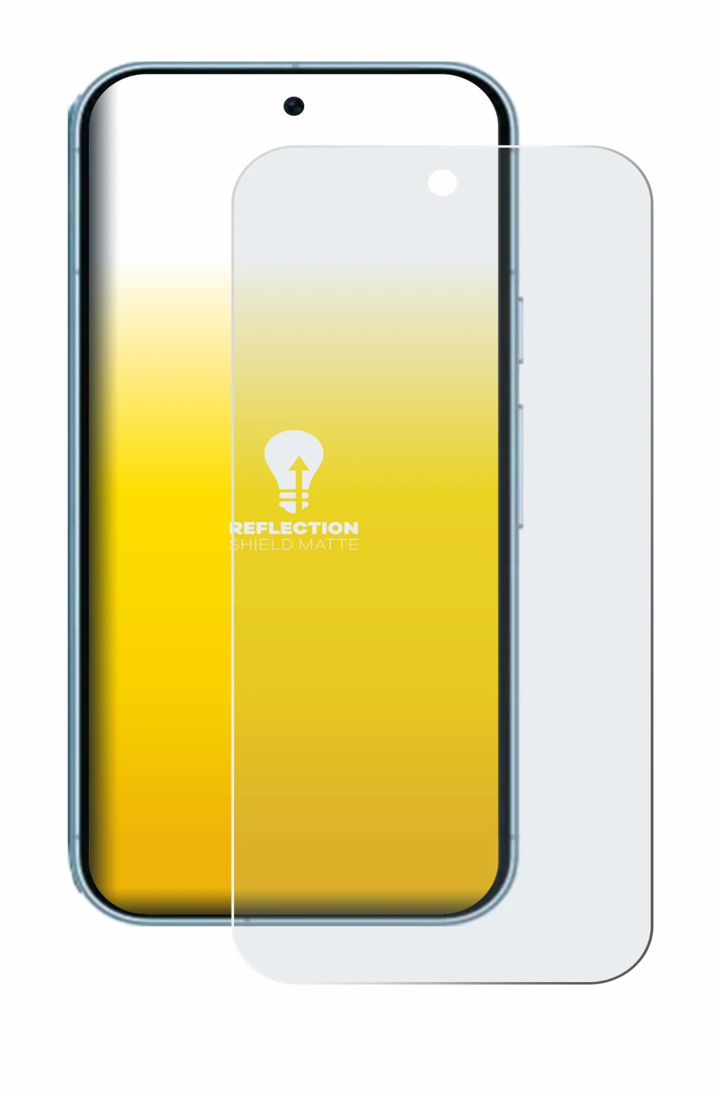 Image of the device Google Pixel 9 with a wide variety of screen protectors.