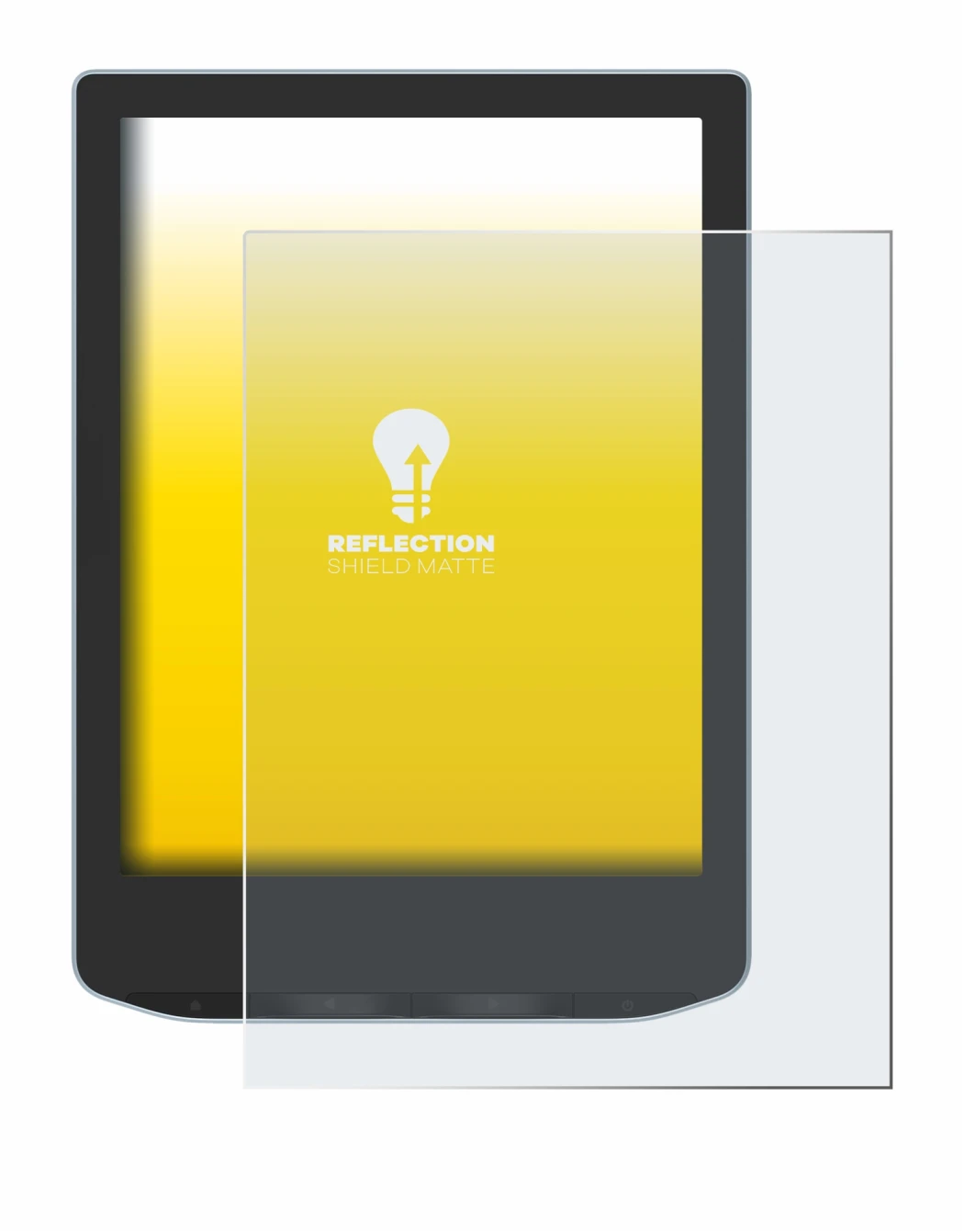 Image of the device Vivlio Light HD Color with a wide variety of screen protectors.