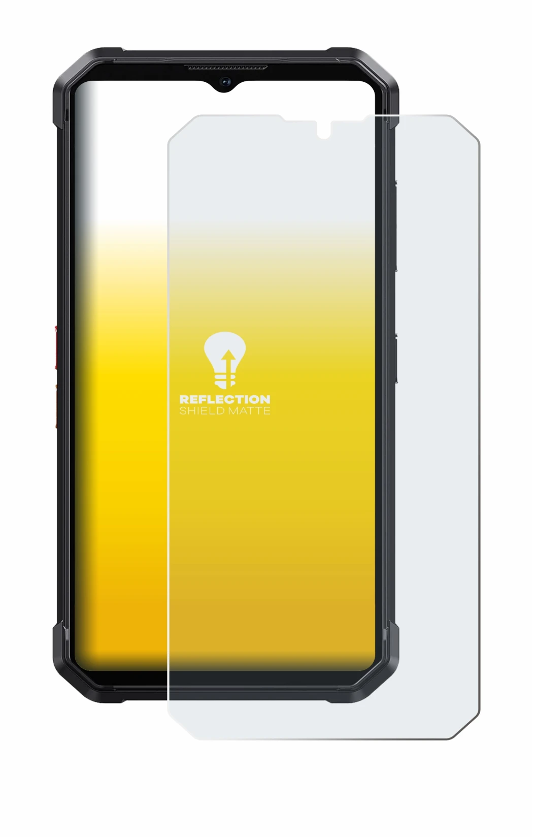 Image of the device Fossibot F106 Pro with a wide variety of screen protectors.
