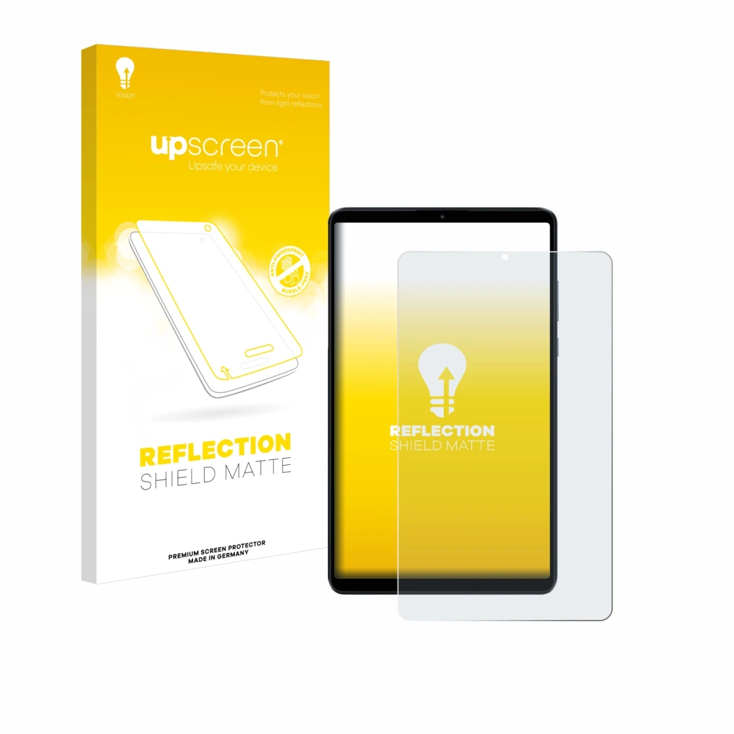 Front side of a product packaging with the brand logo upscreen. Next to it is the device Xiaomi Redmi Pad SE 8.7 shown with th