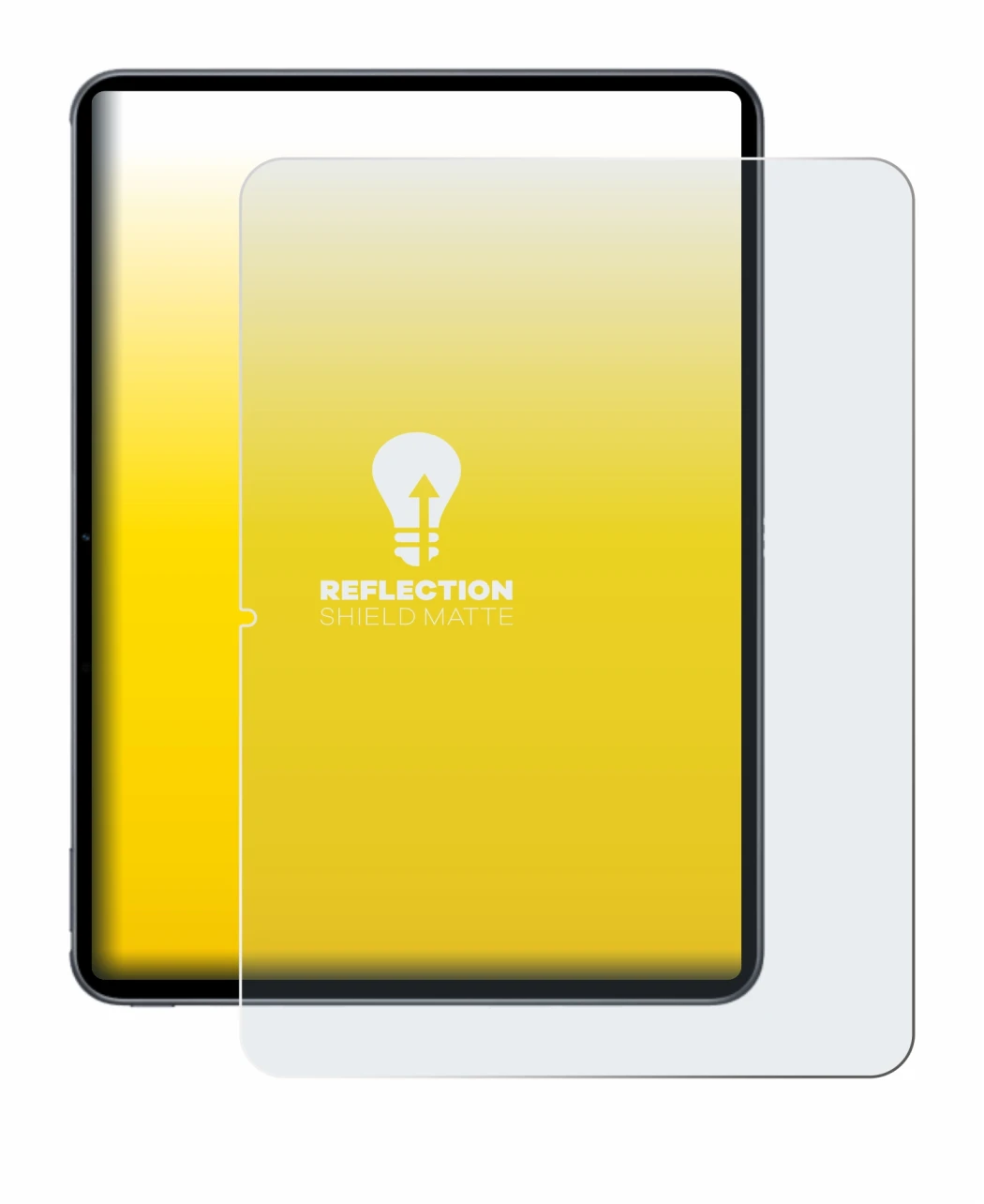 Image of the device OnePlus Pad 2 (portrait) with a wide variety of screen protectors.