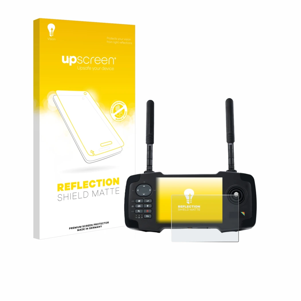 Front side of a product packaging with the brand logo upscreen. Next to it is the device Toslon XR500 shown with the correspon