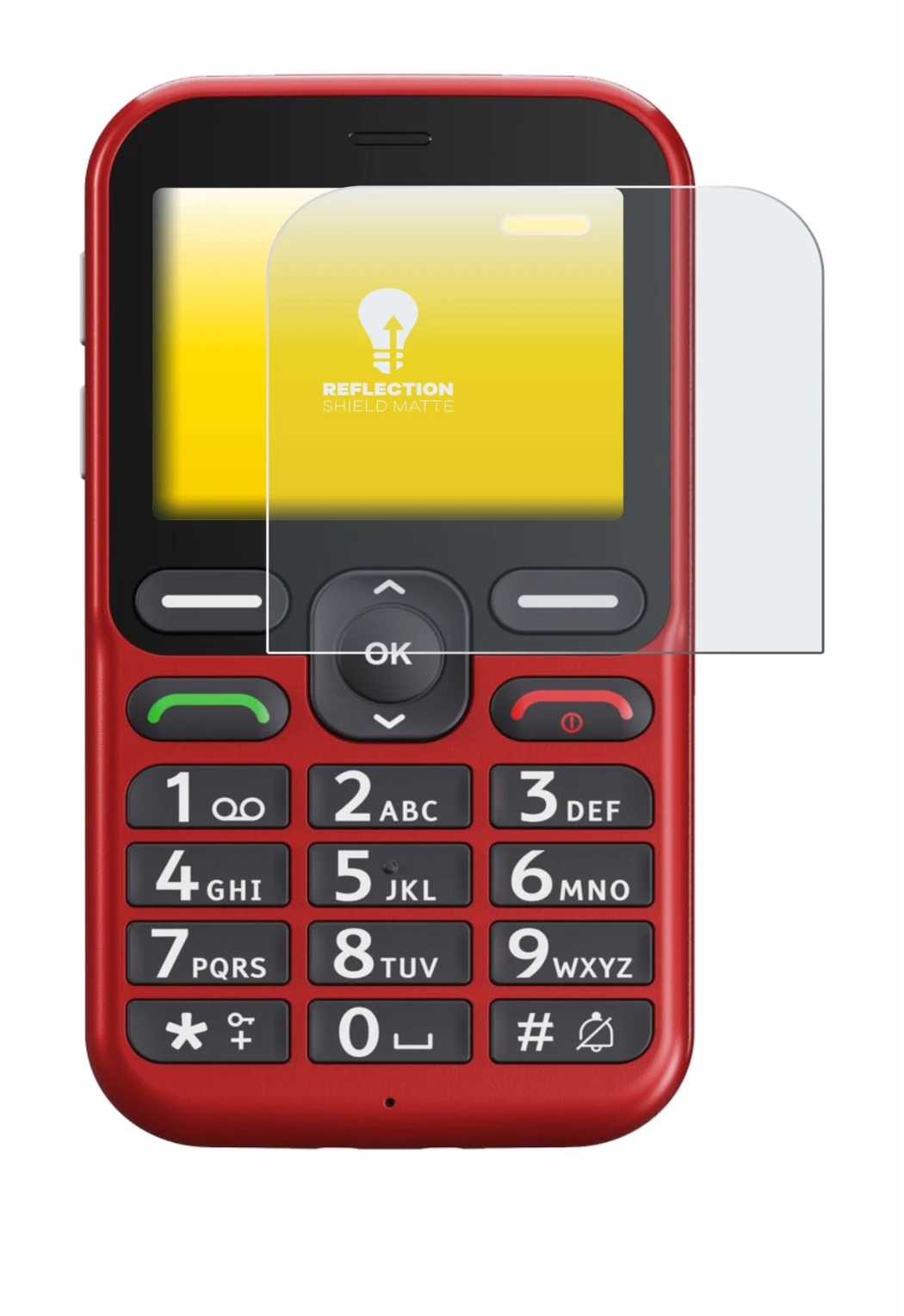 Image of the device Doro Leva L10 with a wide variety of screen protectors.