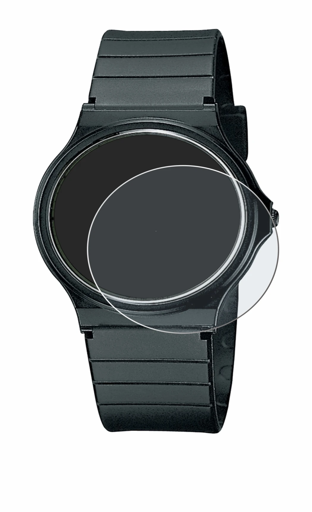 Image of the device Casio Collection MQ-24 with a wide variety of screen protectors.
