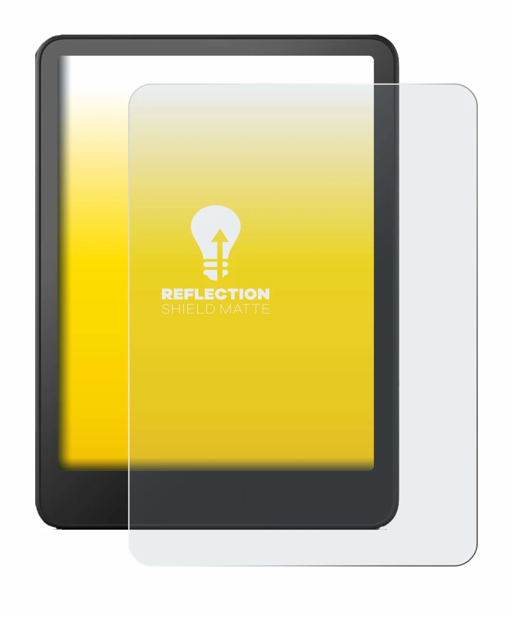 Image of the device Amazon Kindle Paperwhite 2024 (12. Gen.) with a wide variety of screen protectors.