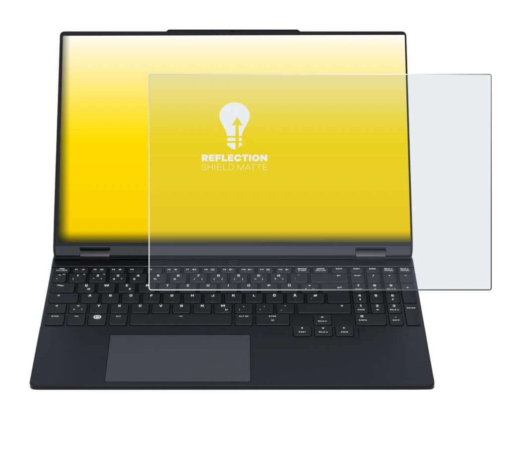 Image of the device Tuxedo InfinityBook Pro 15 Gen 9 with a wide variety of screen protectors.