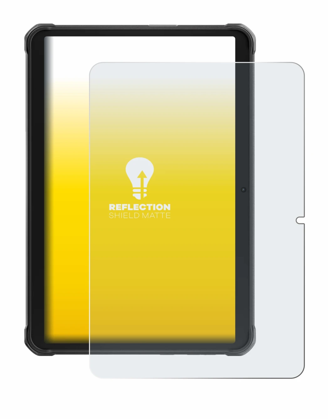 Image of the device Hotwav R8 with a wide variety of screen protectors.