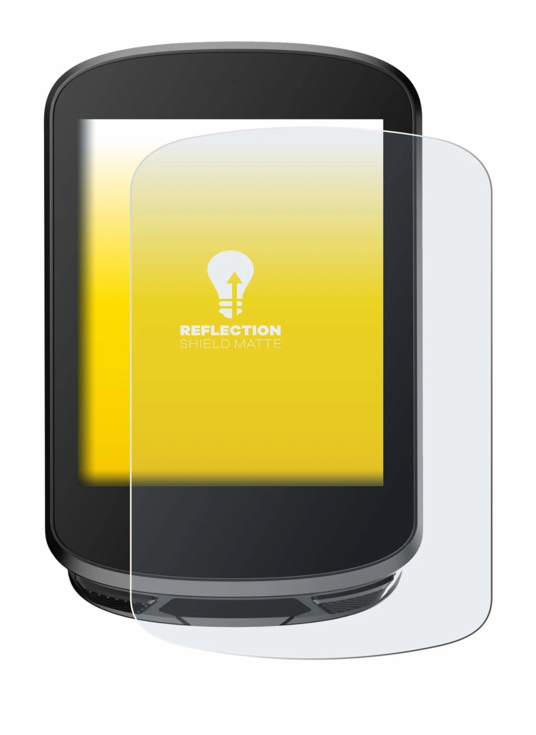 Image of the device Magene C506 with a wide variety of screen protectors.