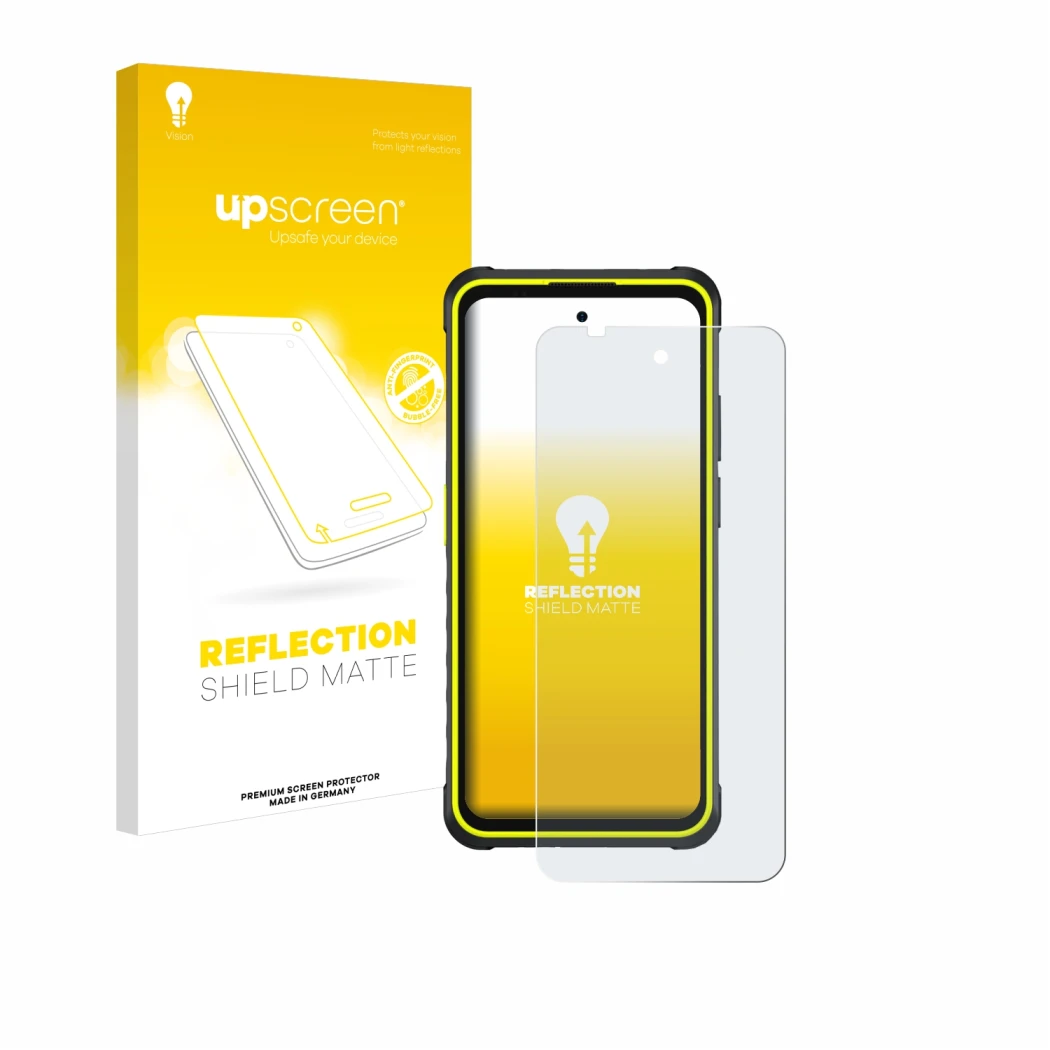 Front side of a product packaging with the brand logo upscreen. Next to it is the device Ulefone Armor X31 Pro 5G shown with t