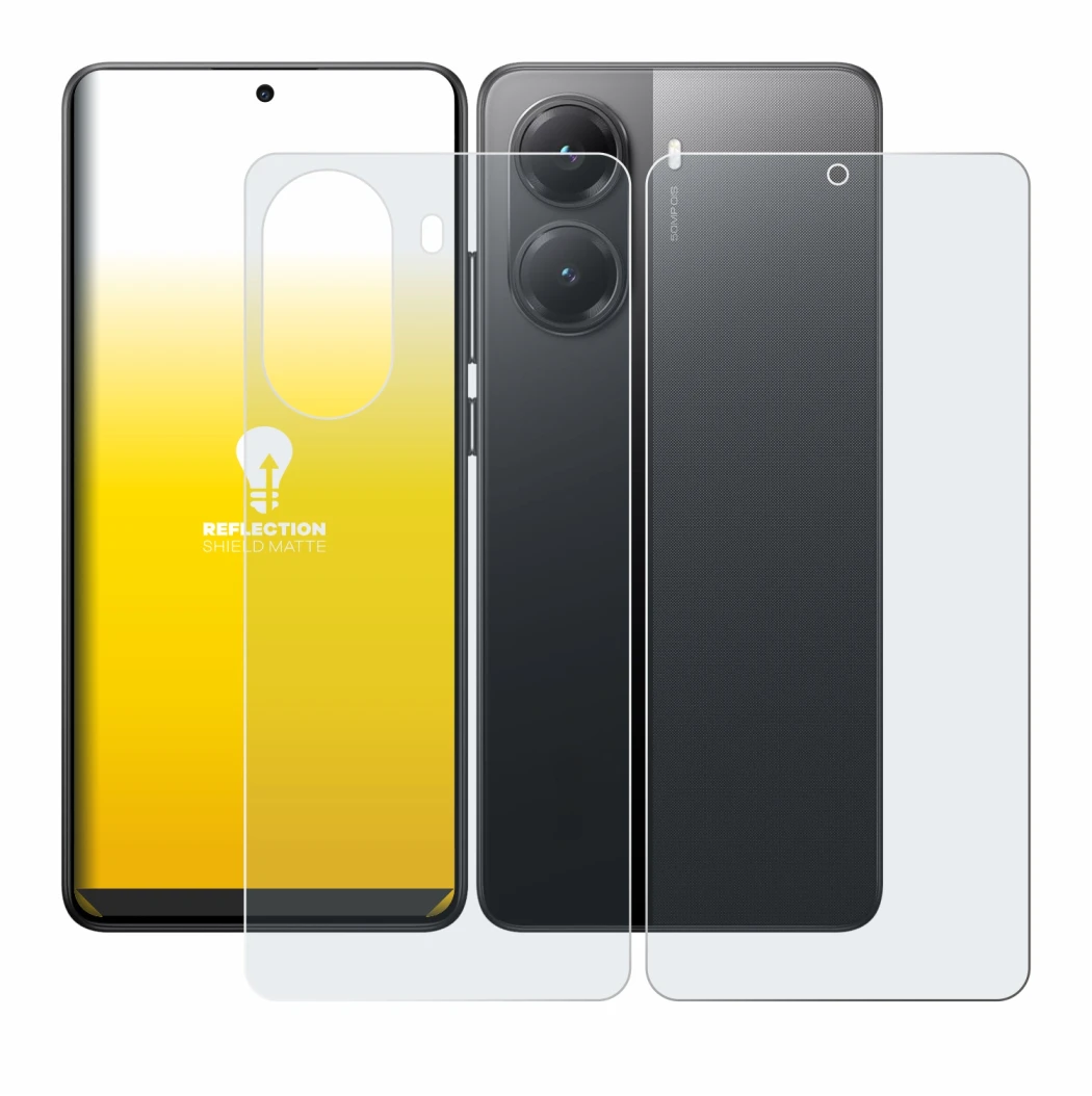 Image of the device Xiaomi Poco X7 Pro (Front+Back) with a wide variety of screen protectors.