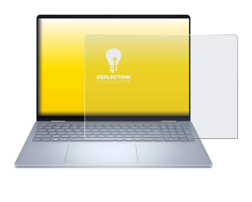 Image of the device Dell 16 Plus-2-in-1 with a wide variety of screen protectors.