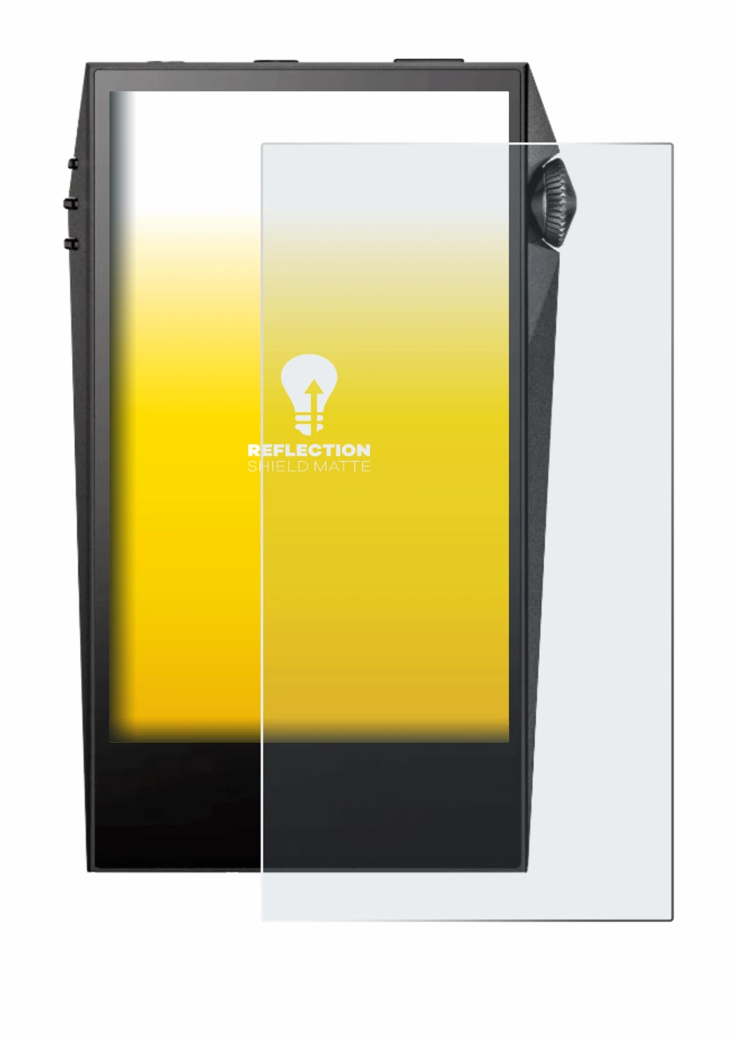 Image of the device Astell&Kern SP3000M with a wide variety of screen protectors.