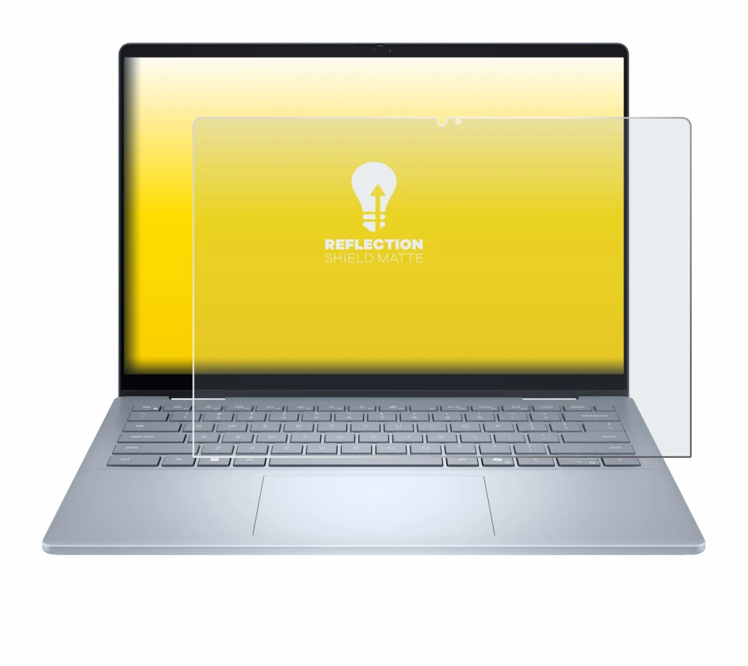 Image of the device Dell 14 Plus 2-in-1 with a wide variety of screen protectors.