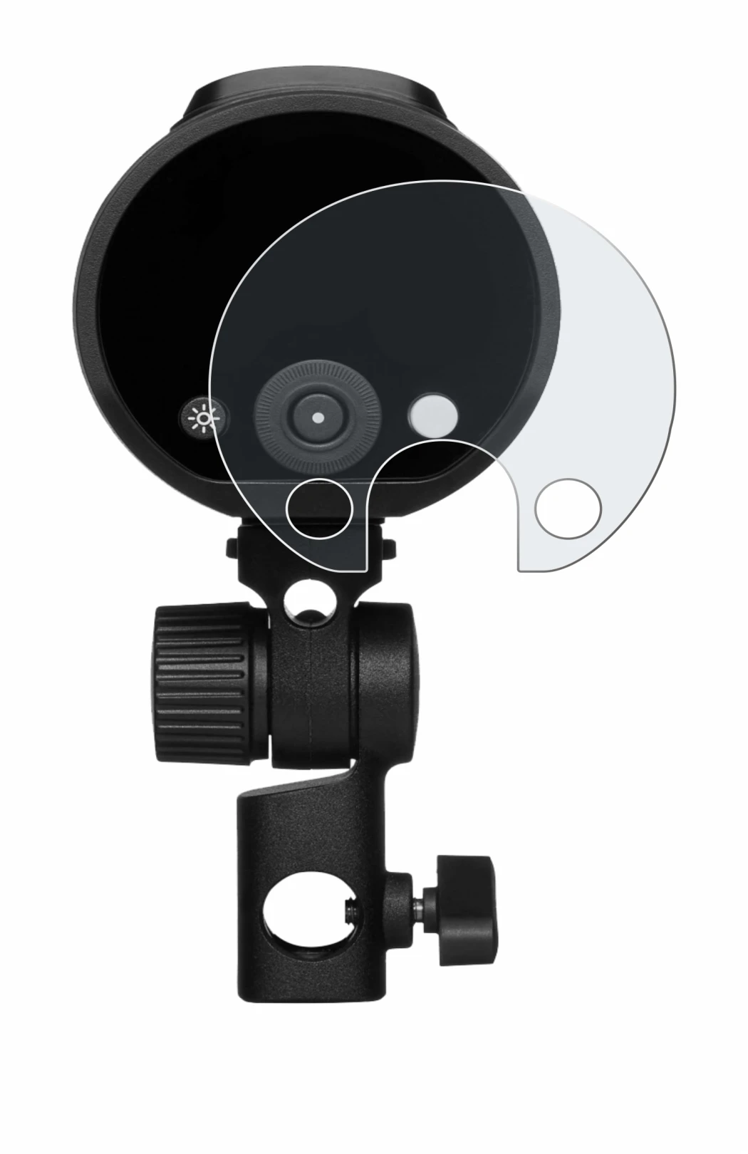 Image of the device Profoto A2 with a wide variety of screen protectors.
