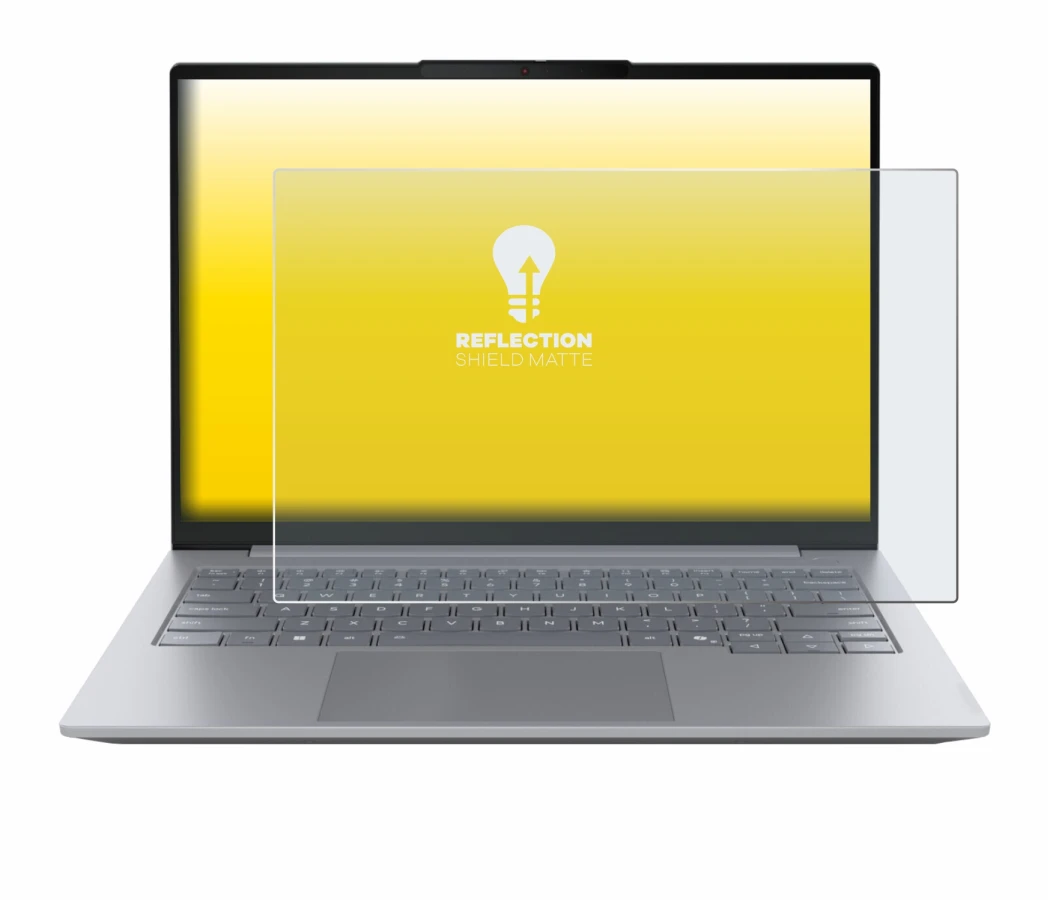 Image of the device Lenovo ThinkBook 14 Gen 8 with a wide variety of screen protectors.