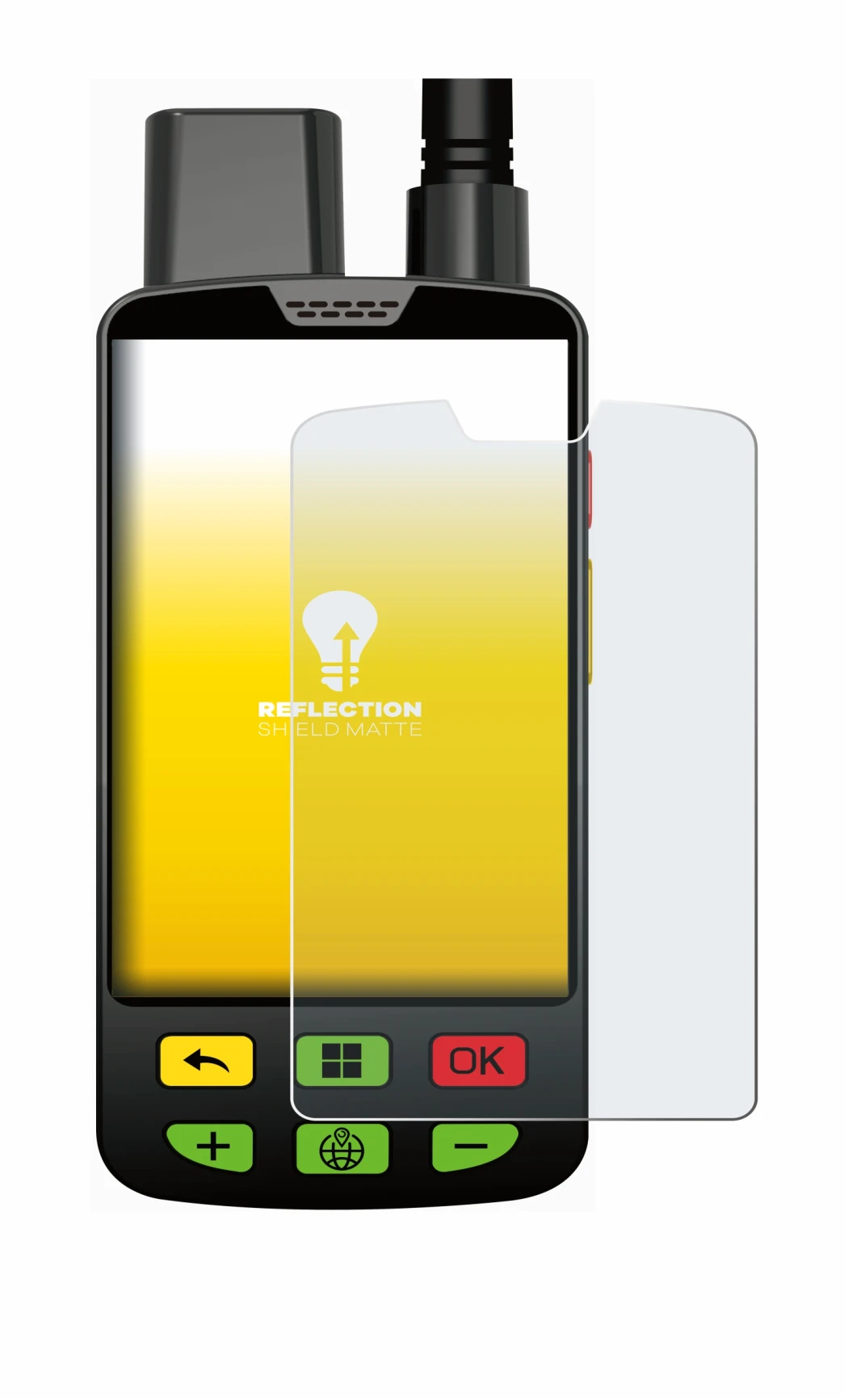 Image of the device Aduro Locit GPS with a wide variety of screen protectors.