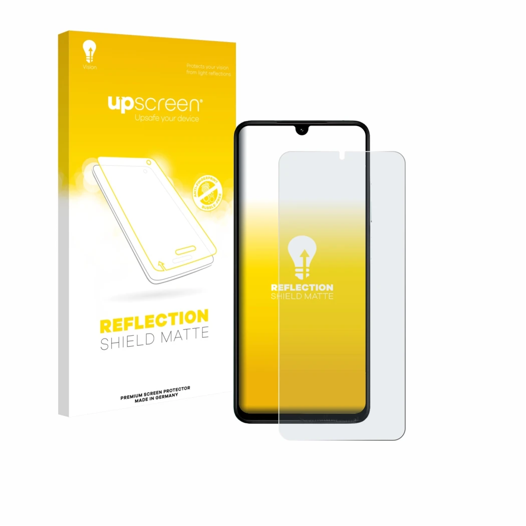 Front side of a product packaging with the brand logo upscreen. Next to it is the device Xiaomi Poco C71 shown with the corres