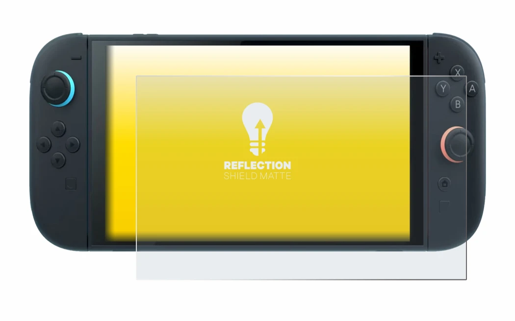 Image of the device Nintendo Switch 2 with a wide variety of screen protectors.