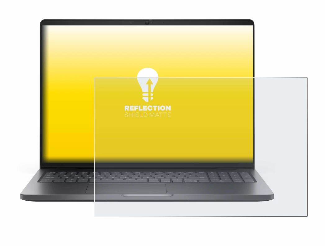 Image of the device Dell Pro 16 PC16250 with a wide variety of screen protectors.